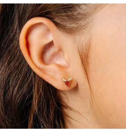 Reindeer Stud Earrings