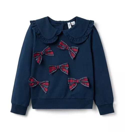 The Tartan Bow Sweatshirt