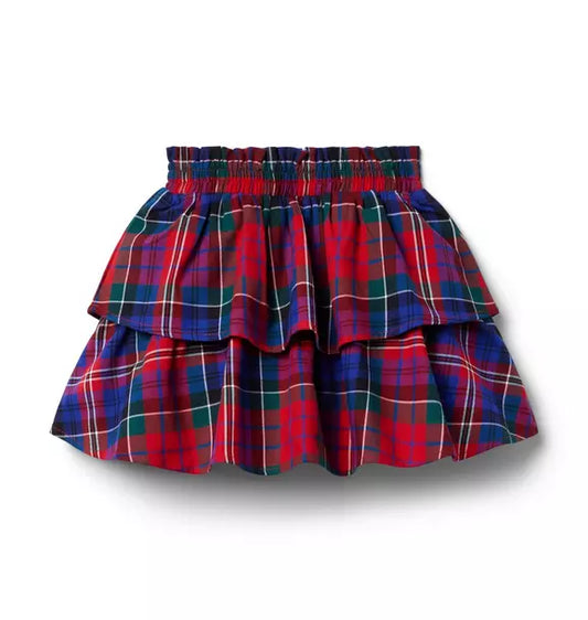 Tartan Tiered Skirt