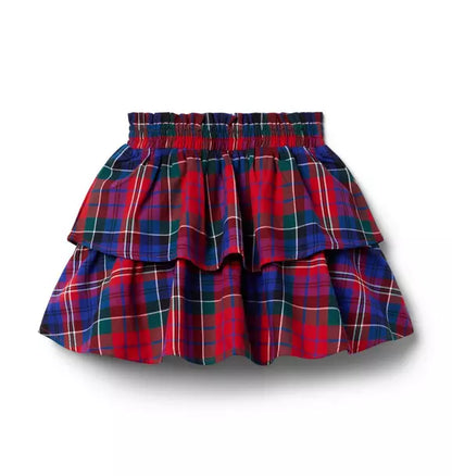 Tartan Tiered Skirt