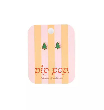 Christmas Tree Stud Earrings