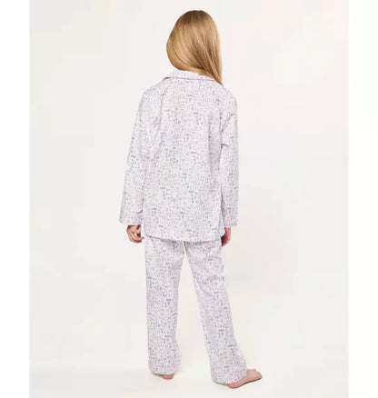 Kid's Twill Pajama Set in Baking Spirits Bright