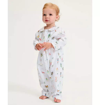 Baby's Twill Cambridge Romper in 12 Days of Christmas