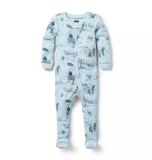 Baby Good Night Footed Pajama In STAR WARS Toile
