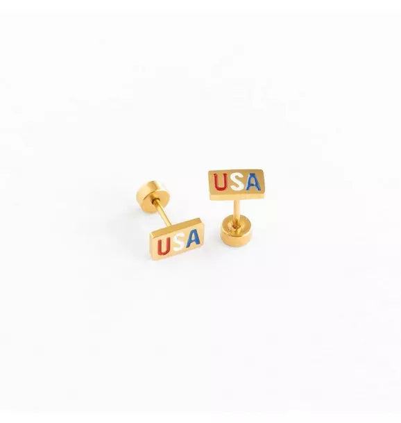 USA Stud Earrings