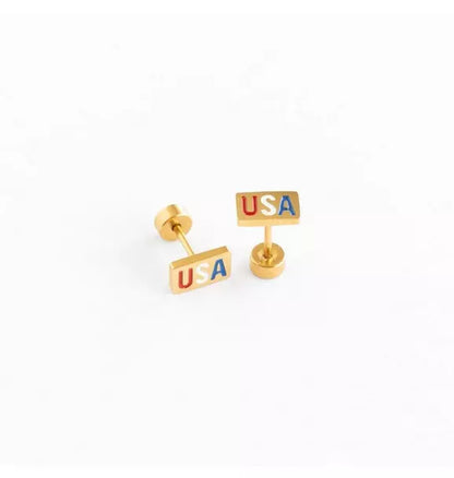 USA Stud Earrings