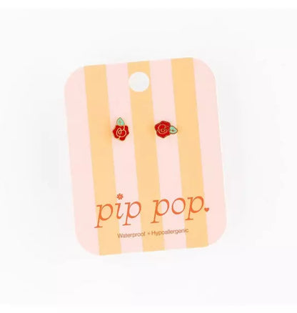Rose Stud Earrings