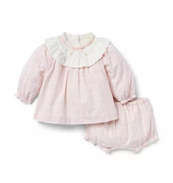 Baby Gingham Matching Set