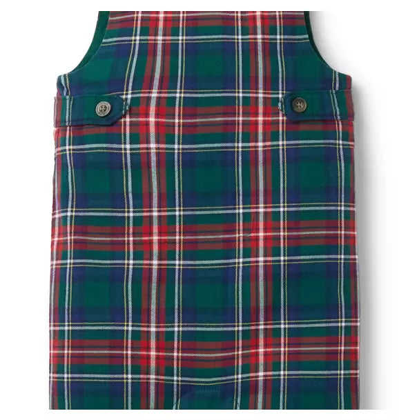 The Tartan Baby Overall