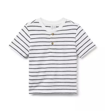 Striped Henley Tee