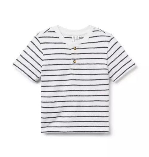 Striped Henley Tee