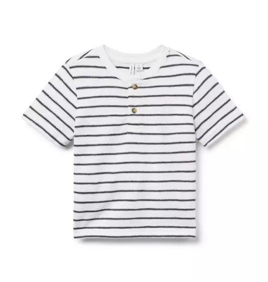 Striped Henley Tee