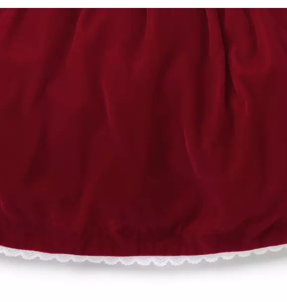 The Holiday Velvet Baby Dress
