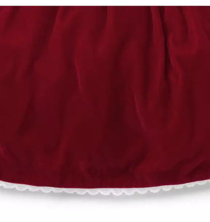 The Holiday Velvet Baby Dress