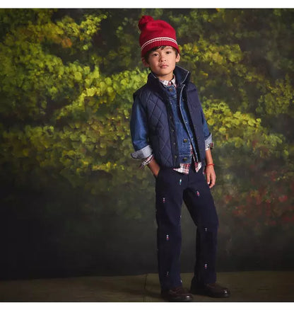 The Embroidered Nutcracker Corduroy Pant