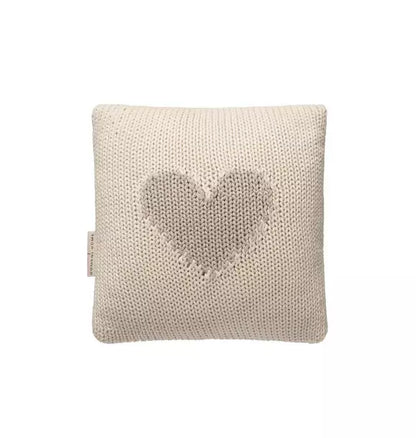Mini Toss Grey Heart Cushion
