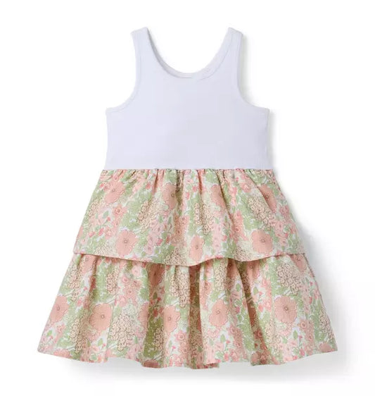 Ditsy Floral Tiered Dress