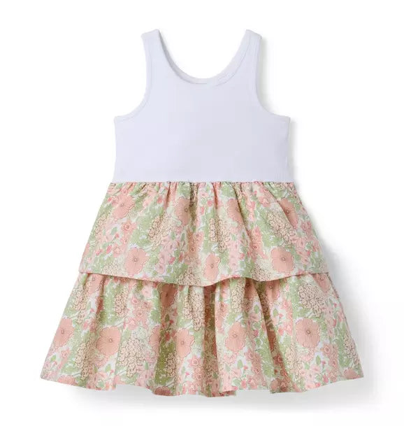 Ditsy Floral Tiered Dress