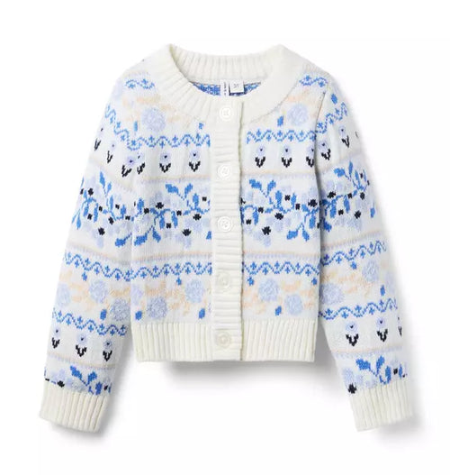 Floral Fair Isle Cardigan