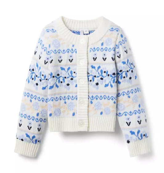 Floral Fair Isle Cardigan