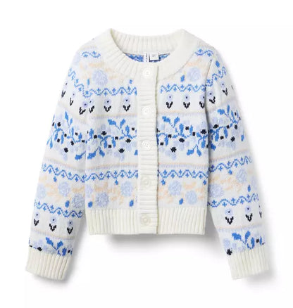 Floral Fair Isle Cardigan