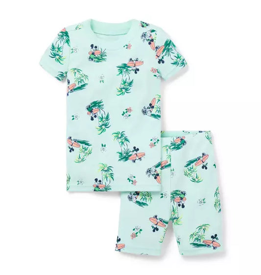 Good Night Short Pajama In Disney Mickey Mouse Surf