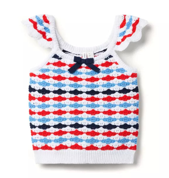 The Americana Crochet Top