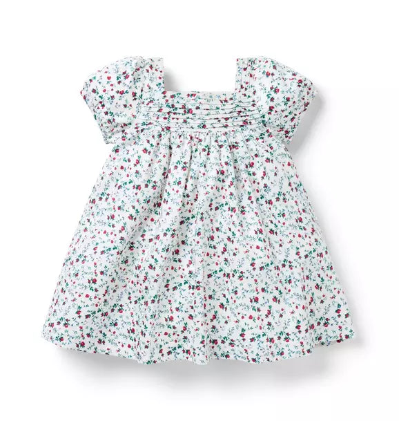 Baby Ditsy Floral Puff Sleeve Dress