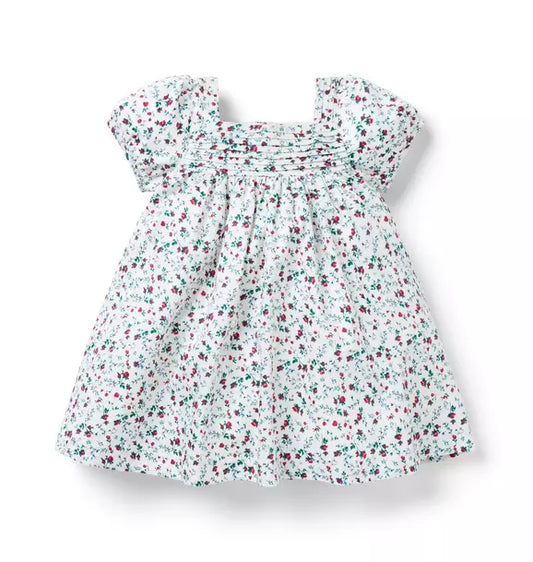 Baby Ditsy Floral Puff Sleeve Dress