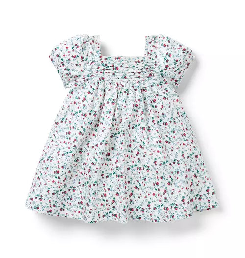 Baby Ditsy Floral Puff Sleeve Dress