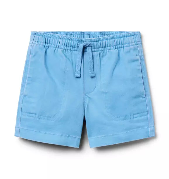 Twill Patch Pocket Pull-On Short