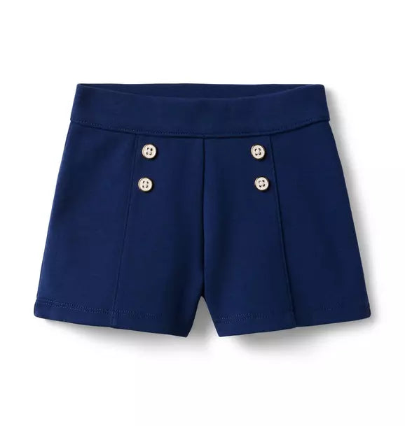 Button Ponte Short