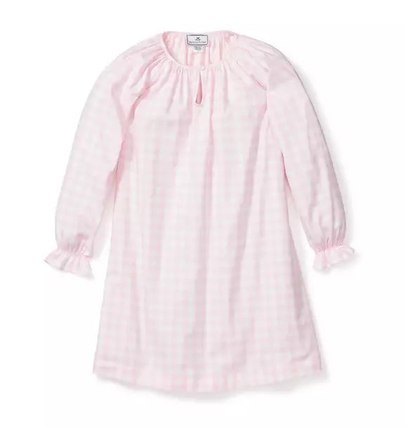 Pink Gingham Delphine Nightgown