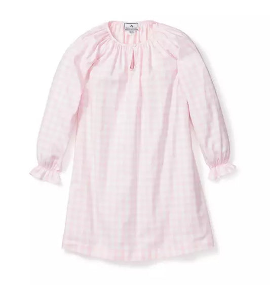 Pink Gingham Delphine Nightgown