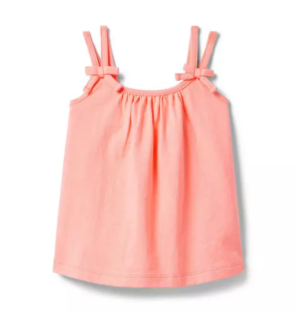 Bow Double Strap Top