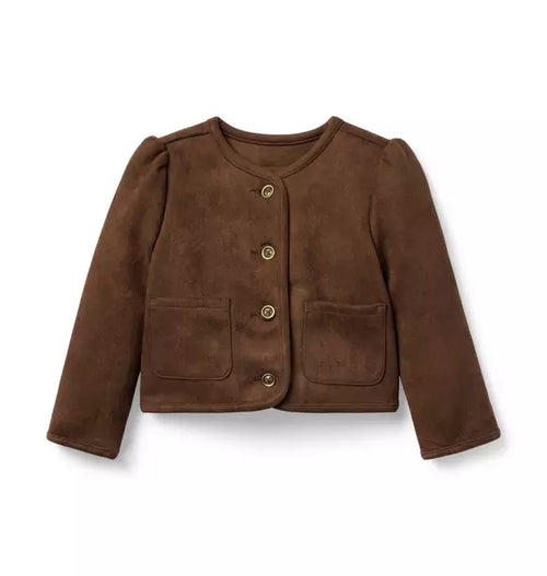 The Sueded Puff Sleeve Jacket