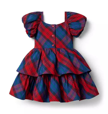 The Tiered Tartan Party Dress