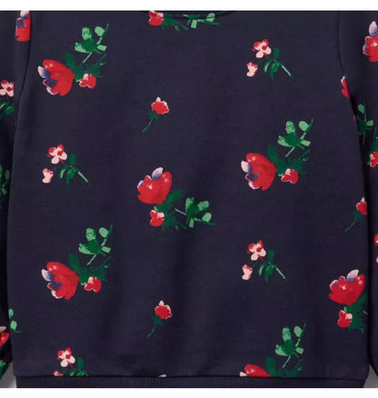 Floral French Terry Sweatshirt
