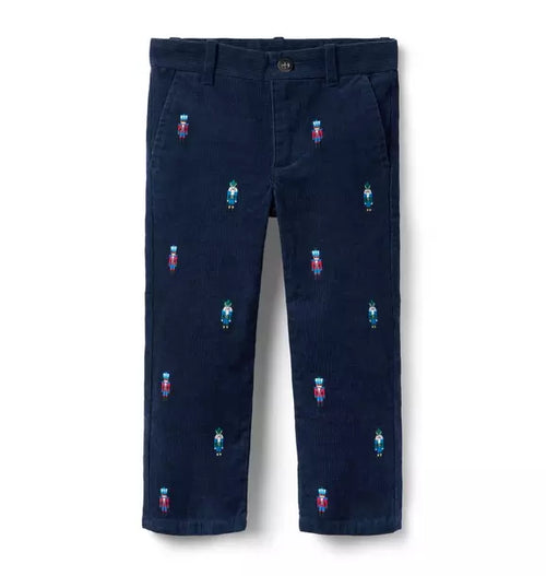 The Embroidered Nutcracker Corduroy Pant