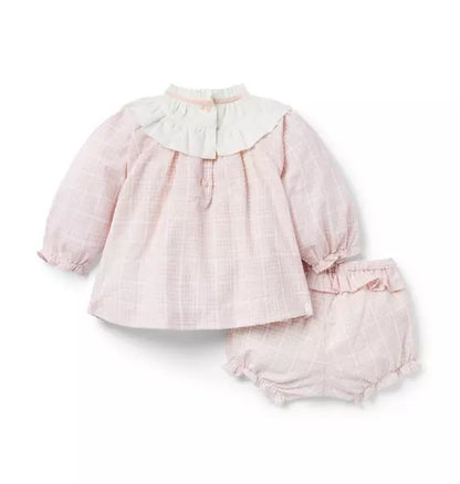 Baby Gingham Matching Set