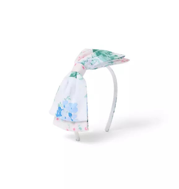 Floral Bow Headband