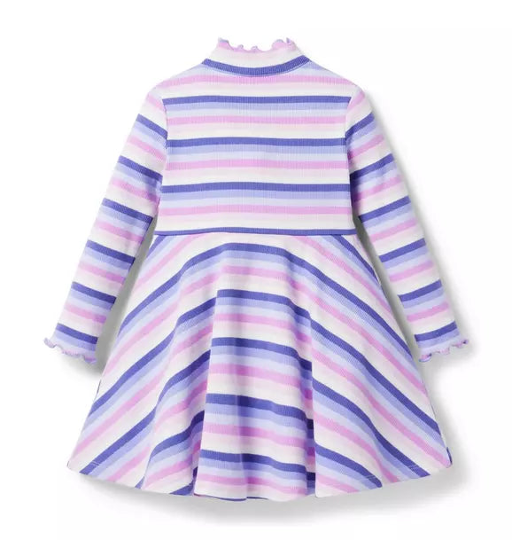 Striped Ribbed Dress