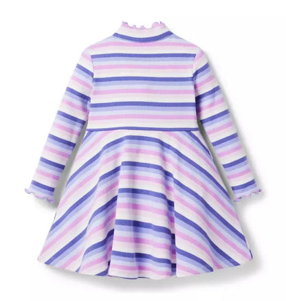 Striped Ribbed Dress