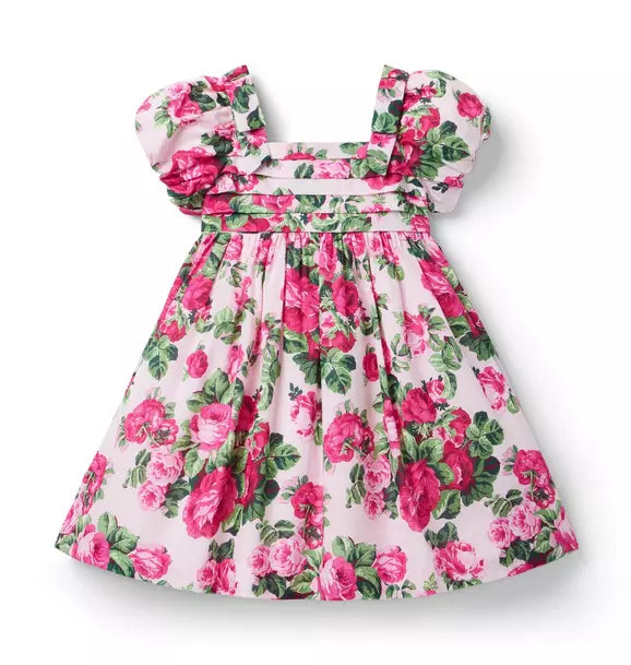 The Floral Puff Sleeve Dress