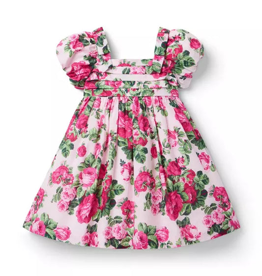 The Floral Puff Sleeve Dress