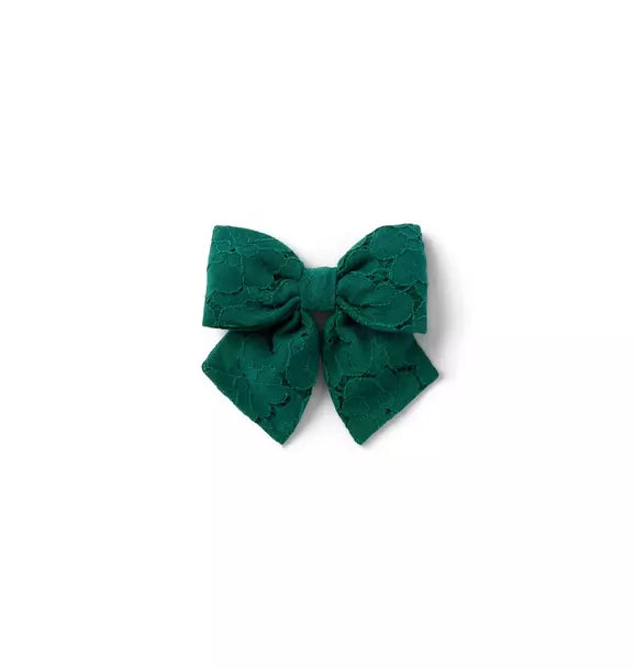 Lace Bow Barrette