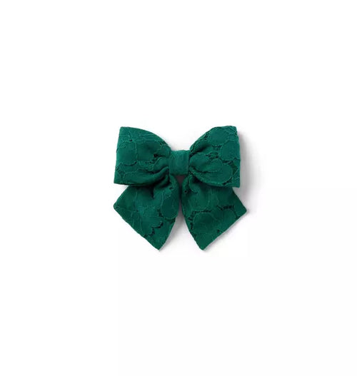 Lace Bow Barrette