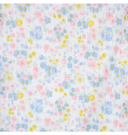 Baby Floral Pointelle Wrap Matching Set