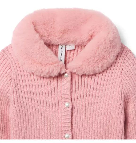 American Girl® x Janie and Jack Ribbed Cardigan