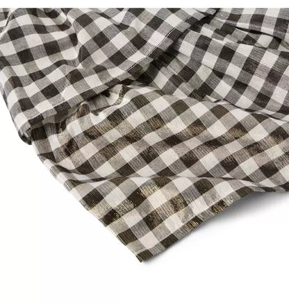 Gingham Shimmer Dress